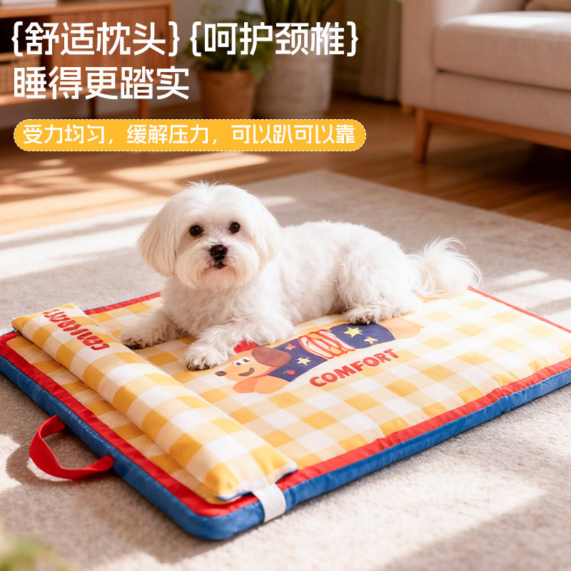 Pet Cooling Mat and Blanket for Cats and Small Dogs, All Seasons Sleep Pad