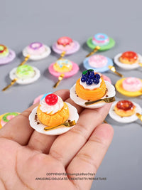 Miniature Cake Donut Blind Bag Play Food Set for Kids