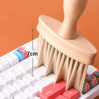 Premium Wood Handle Car Interior Cleaning Brush for Air Vents and Crevices