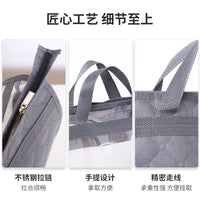 Clear PVC Waterproof Travel Storage Bag with Handle for Cosmetics and Toiletries