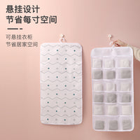 Hanging Storage Bag for Underwear and Socks, Multi-layer Wall-mounted Organizer with Pockets