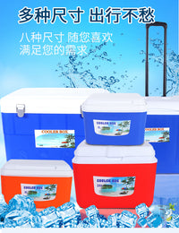 Portable Insulated Cooler Box for Food Delivery, Fishing, and Outdoor Activities