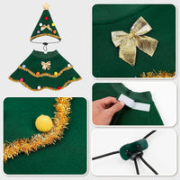 Pet Christmas Cloak Costume for Dogs and Cats