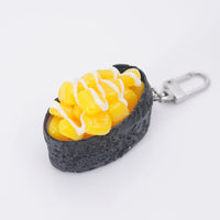 Realistic Sushi Food Keychain Japanese Cuisine Rice Ball Backpack Charm Gift