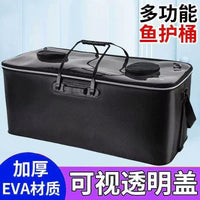 Foldable EVA Fishing Bucket Live Fish Container with Handle