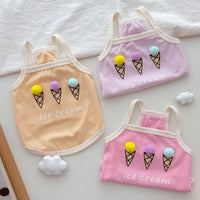 Pet Dog Cat Summer Breathable Sling Vest T-Shirt for Small to Medium Breeds