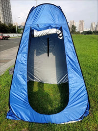 Portable Pop-Up Privacy Tent for Outdoor Shower, Changing Room, or Toilet - Thickened Oxford Cloth, Thermal Insulated