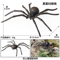 Realistic Insect Animal Model Black Widow Spider Mosquito Kids Toy Prank Ornament
