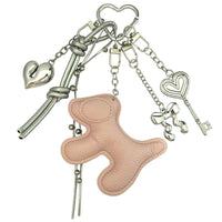 Ins Style Bowknot Heart Keychain for Bags