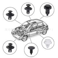 100-Piece Car Bumper Rivet Fastener Clips Assortment Kit with Storage Case