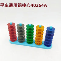 Aluminum Bobbin for Industrial Flat Sewing Machine - Colored Flat Core