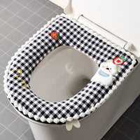 Universal Zippered Waterproof Toilet Seat Cover for All Seasons