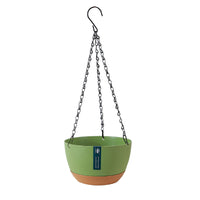 Self-Watering Hanging Planter Basket for Indoor Outdoor Plants with Double Chain