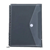 A4 Clear Document Sleeves for Ring Binders, Thickened File Protector Pockets