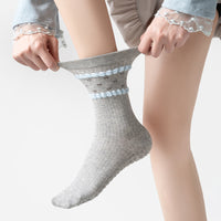 Non-Slip Yoga Pilates Socks with Silicone Grips for Women