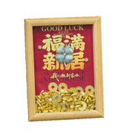 New Chinese Style Acrylic Photo Frame Ornament for Entryway Table Housewarming Gift
