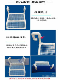 Adjustable Turtle Basking Platform with Suction Cups for Aquarium Tank