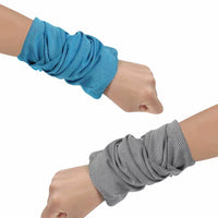 Quick-Dry Cooling Wrist Sweatbands for Sports & Fitness