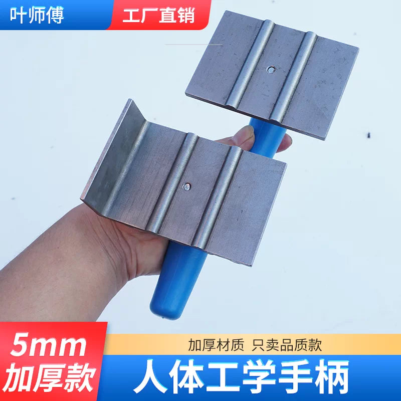 Stair Tread Grooving Tool for Anti-Slip Strips, Ergonomic Handle, Corner Mold