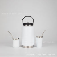 Large Capacity 304 Stainless Steel Insulated Water Bottle with Handle for Sports & Outdoors