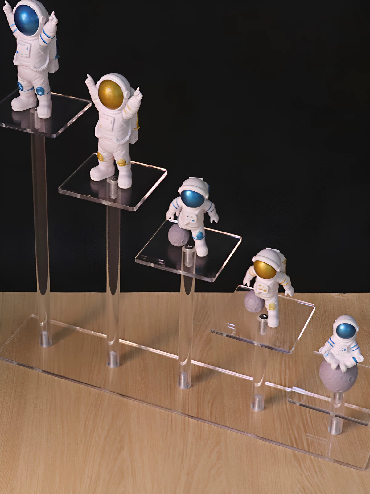 Acrylic Tiered Display Stand for Collectibles, Perfumes, and Jewelry