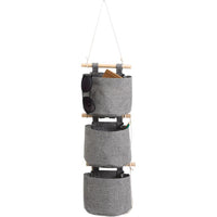 Over-the-Door Wall Hanging Storage Bag Organizer with Pockets for Underwear and Small Items