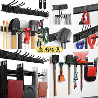 Heavy-Duty Adjustable Garage Storage Hooks for Garden Tools and Equipment