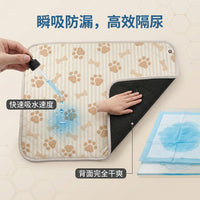 Reusable Washable Pet Training Pee Pads for Dogs and Cats, 4-Layer Waterproof Absorbent Puppy Pads
