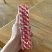 Ins Style Cream Strawberry M5 Loose-Leaf PVC Hardcover Notebook for 3-inch Album Cards