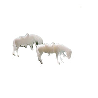 Chinese Micro Landscape Ancient Horse Figurine Ornament