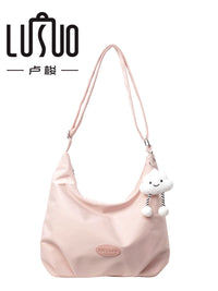 Women's Large Capacity Crossbody Tote Bag with Cloud Charm, New 2025 Collection