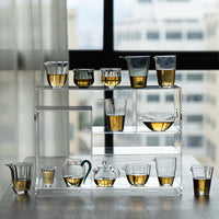Moji Glass Gongdao Bei Fairness Cup for Kung Fu Tea Ceremony, Transparent Tea Sea Accessory