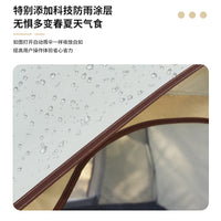 Automatic Pop-Up Camping Tent for 3-4 People with UV Protection, Windproof & Rainproof