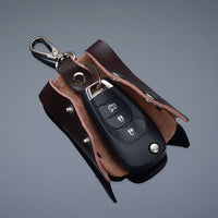 Genuine Leather Car Key Holder Vest Style Key Organizer for Men and Women