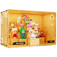 Dustproof Blind Box Display Case Stackable Plastic Toy Organizer DIY Foldable Storage Box for Collectibles