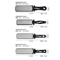 Diamond Dual-Sided Knife Sharpener for Kitchen Knives and Scissors
