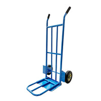 Heavy-Duty Two-Wheeled Hand Truck with Large Wheels for Cargo Transport