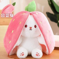 Strawberry & Carrot Bunny Plush Toy Doll for Girls