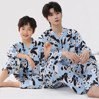 Family Matching Cotton Pajama Set for Parents and Kids, Soft Rayon Sleepwear for All Seasons