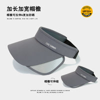 2026 New Wide Brim Sun Visor for Men, Adjustable Outdoor Empty Top Hat