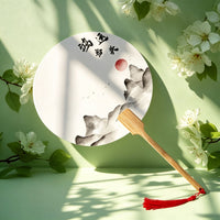DIY Marbled Lacquer Fan Kit for Calligraphy and Painting