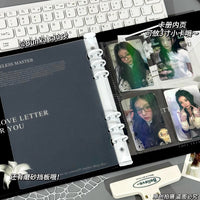 A5 4-Pocket Lily Butterfly Binder for Kpop Photocards and Collectibles