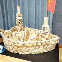 Archimedes Wooden Building Blocks Set for Kids, Educational Construction Toy