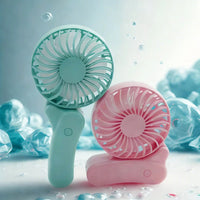 Portable Handheld Foldable Mini Fan USB Rechargeable for Students and Office