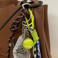Sports Ball Keychain Pendant for Bags and Cars - Tennis, Golf, Baseball Accessories