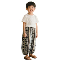 Kids' Summer Ethnic Style Mosquito Repellent Harem Pants