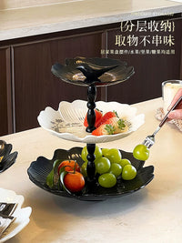 Multi-tier Dessert Stand for Parties & Home Use, Rotating Cake & Fruit Display Tray