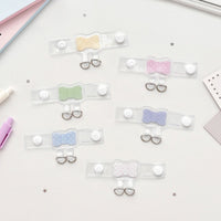 Bowknot Element Bag Extension Buckle Keychain Transparent Display Hook for Ita Bags