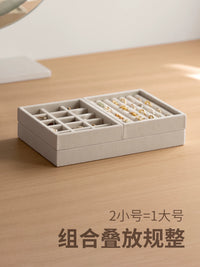 Large Capacity Jewelry Organizer Tray for Earrings, Rings, Necklaces, and Bracelets