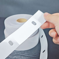 Tear-Resistant Thermal Label Paper for Industrial Use, Blank Barcode Tags for Cutting Beds and Work Orders